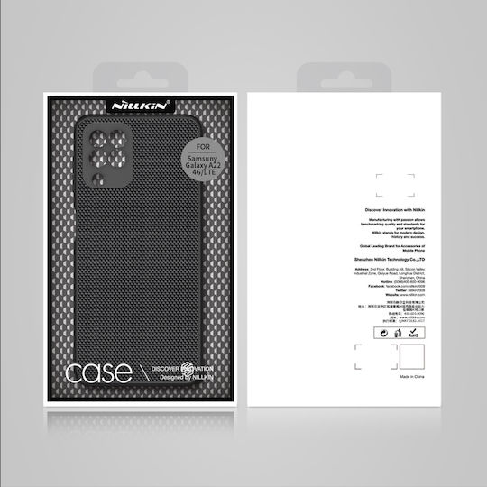 Nillkin Textured Hard Back Cover Plastic Negru (Galaxy A22 4G - Galaxy A22 4G)