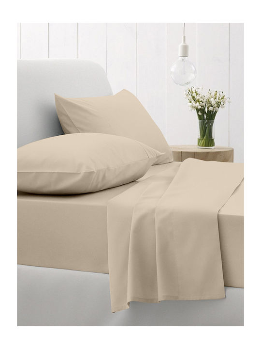 Sunshine Duvet Cover Cotton Queen 230x250 Cotton Feelings 109 Sand