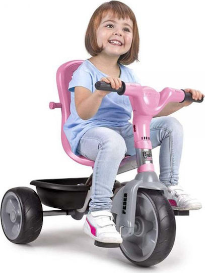 Feber Baby Plus Cu Mâner Pentru Părinți Pentru 9 Luni Roz