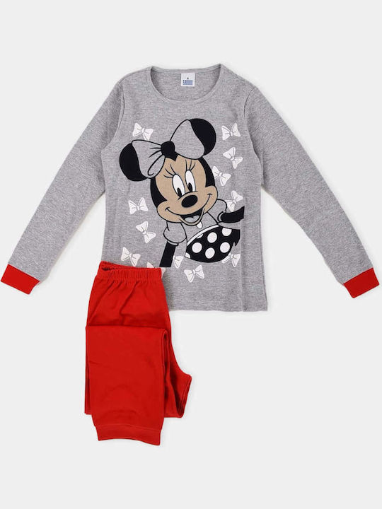 Galaxy Kinder Schlafanzug Winter Gray Minnie