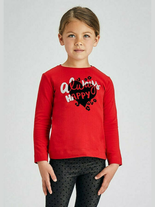 Mayoral Kids Blouse Long Sleeve Red