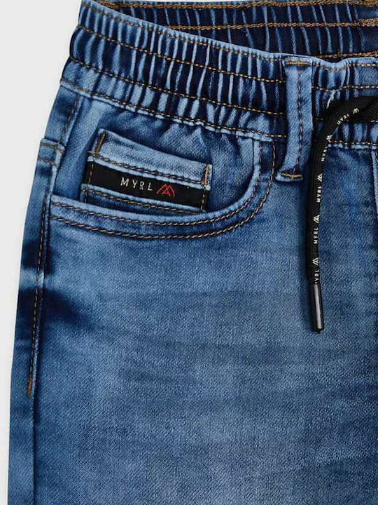 Kinder Schlaghose Jeans Hellblau