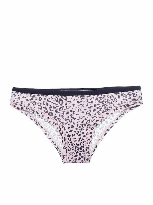 P1 Βαμβακερά Femei Slip 3Pack Animal Print