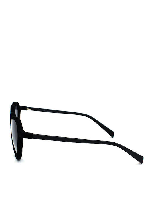 Italia Independent Women's Sunglasses with Black Plastic Frame and Black Mirror Lens 0403V.009.000