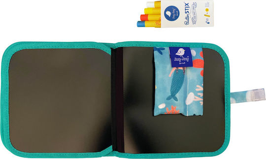 Jaq Jaq Bird Painting Chalkboard Book With Chalk Mermaids for Children 3+ years Years