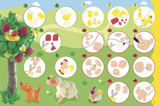 Playmais Детски Занаяти Животни за Деца 3+ години+ Години