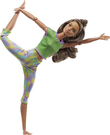 Barbie Made to Move Doll Green Dye Pants Doll for 3+ years+ Years 32.5cm