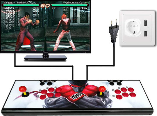 Retro YOG Double Arcade Box Ηλεκτρονική Παιδική Κονσόλα