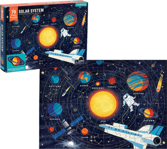 Kids Puzzle Solar System for 5+ Years 70pcs Mudpuppy