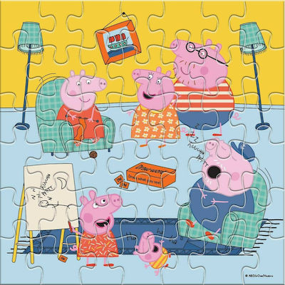 Kids Puzzle Peppa Pig Coloring for 3++ Years 42pcs Luna