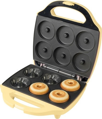 Bestron 6 Cups Donut Maker Yellow AGHM200 900W