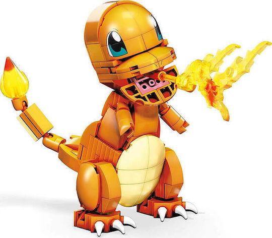 Mega Bloks Building Blocks Pokémon Medium Charmander Glumanda for 7+ Years 180 Pieces
