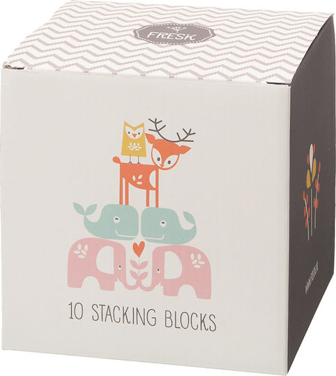 Fresk Stapelspielzeug Stacking Block Set für 12++ Monate