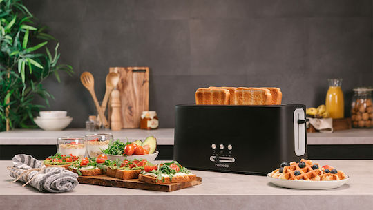 Cecotec Toast&Taste 16000 Toaster 2 Slots 1630W Black