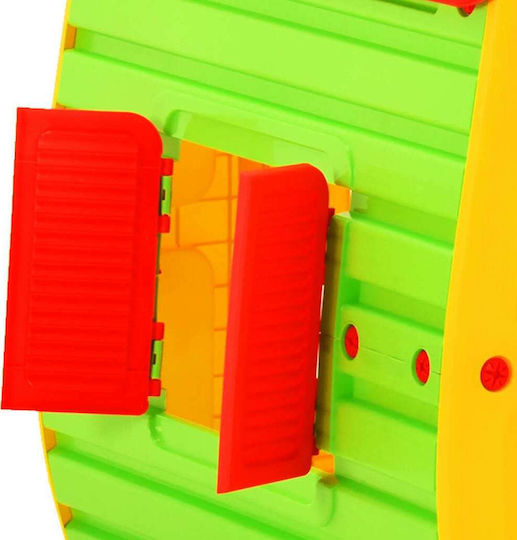 vidaXL Plastic Kids Playhouse Multicolour 102x90x109cm