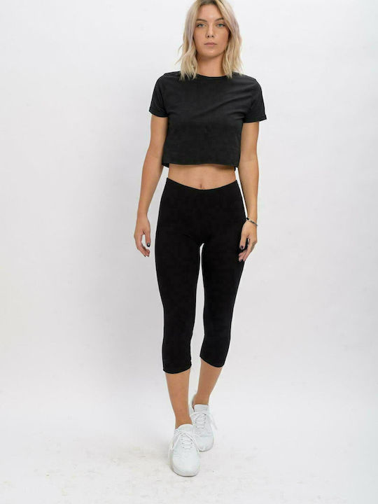 Women's Capri Training Legging Black