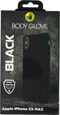 Body Glove Back Cover Σιλικόνης Ανθεκτική Μαύρο (iPhone XS Max)