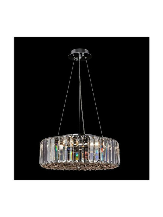 Maytoni Recinto Lustră Transparent cu cristale pentru 6 Becuri E27 40cm.