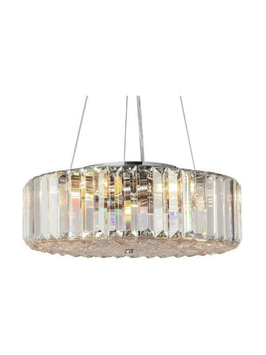 Maytoni Recinto Lustră Transparent cu cristale pentru 6 Becuri E27 40cm.