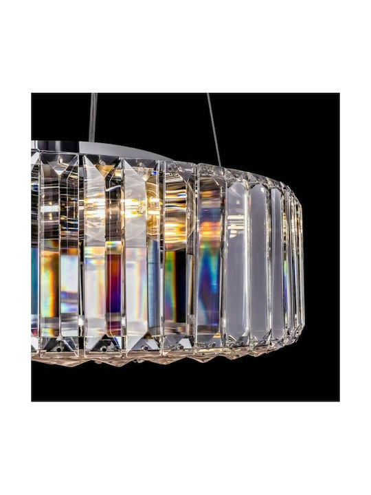 Maytoni Recinto Lustră Transparent cu cristale pentru 6 Becuri E27 40cm.
