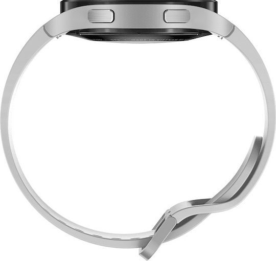 Samsung Galaxy Watch4 Aluminium 44mm Waterproof with Heart Rate Monitor (Silver)