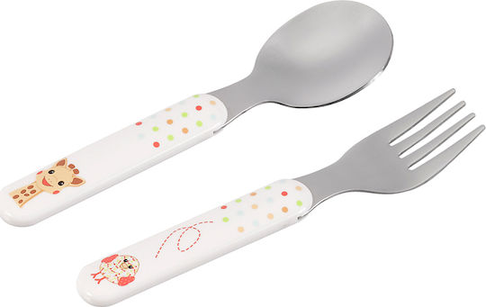 Sophie La Girafe Feeding Set Made of Melamine Orange 5 Pieces