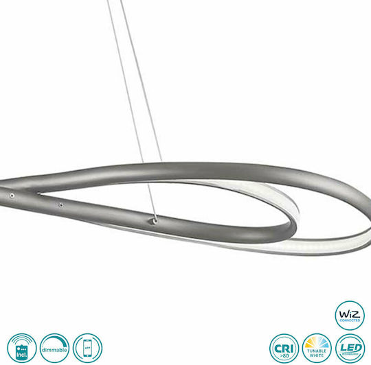 Wofi Collin Pendant Light Silver