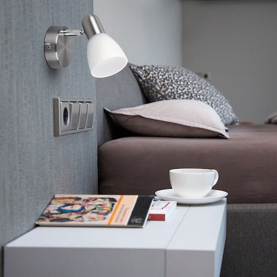 Rabalux Soma Einzel Spot mit Fassung E14 in Silber Farbe