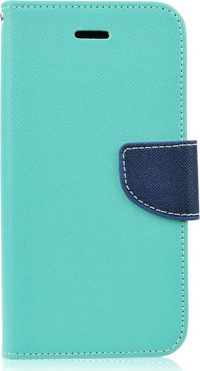 Fancy Портмоне Изкуствена кожа Turquoise - Dark Blue (Huawei P40 Lite)