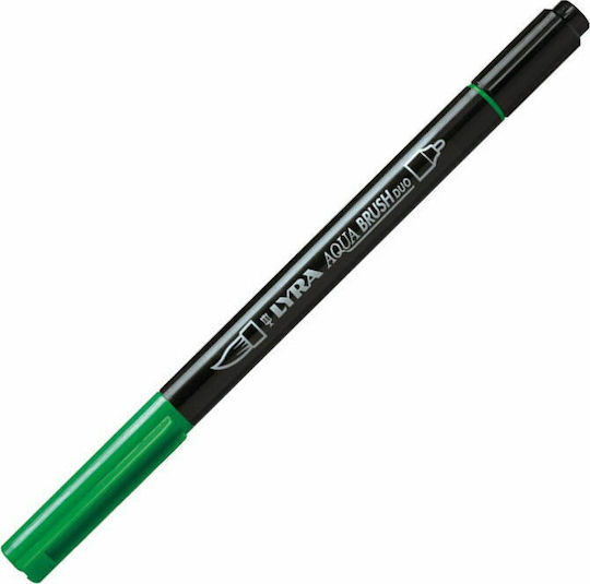 Lyra Aqua Brush Duo Design Marker Green