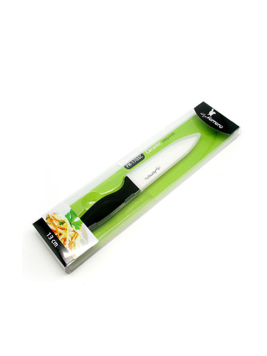 Luigi Ferrero General Use Knife from Ceramic Black 13cm