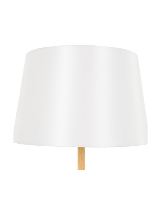GloboStar Cedar Floor Lamp H148xW40cm. with Socket for Bulb E27 White