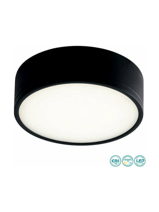 Fan Europe KLIO-R17 Deckenleuchte 16.8cm Schwarz mit Integrierter LED