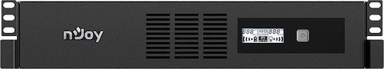NJOY Code 1000 UPS Line-Interactive 1000VA 600W με 8 IEC Πρίζες