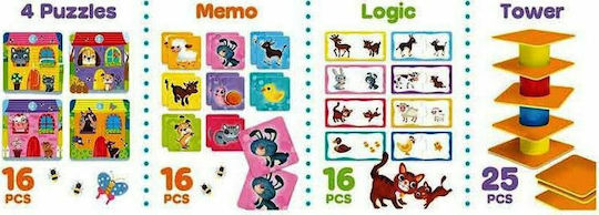 Kids Puzzle Baby Happy Farm for 1+ Years 17pcs Lisciani Giochi