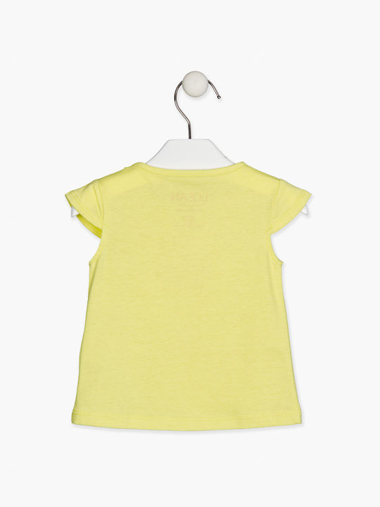 Losan Kids Blouse Short Sleeve Yellow