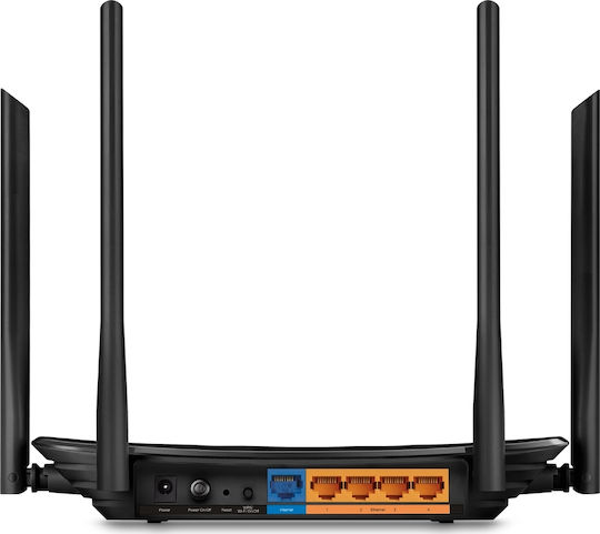 TP-LINK Archer C6 v1 Drahtlos Router Wi‑Fi 5 mit 4 Anschlüssen Gigabit Ethernet