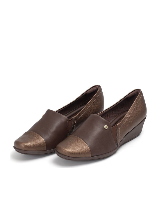 Piccadilly Women's Moccasins in Brown Color