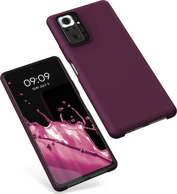 KWmobile Flexible Rubber Coperta din spate Silicon Bordeaux Violet (Redmi Note 10 Pro) 54553.187