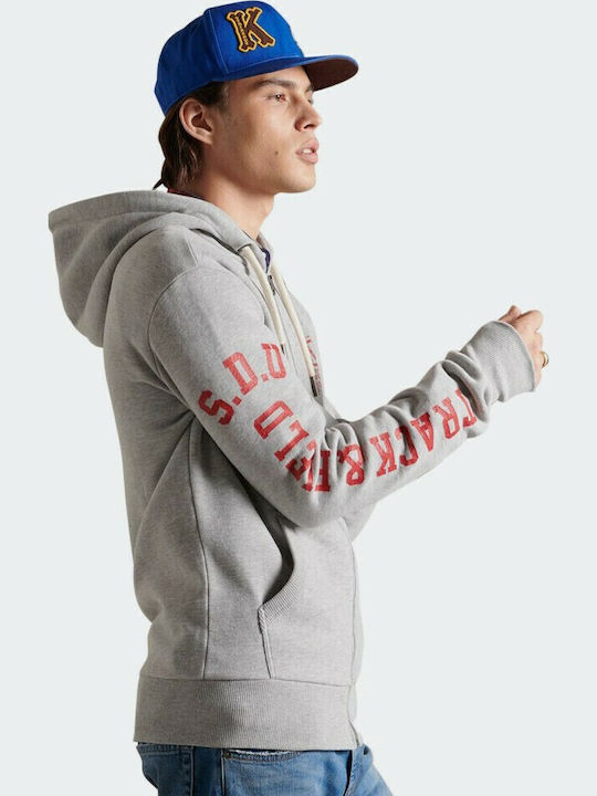 Track & Field Zip Hoodie Geacă Cu Glugă Gri