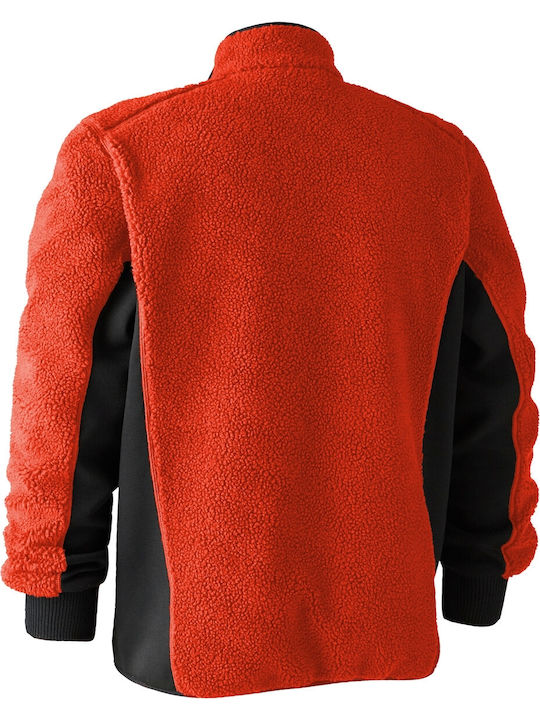 Deerhunter Rogaland Fiber Pile Orange Κυνηγετική Ζακέτα Fleece Πορτοκαλί