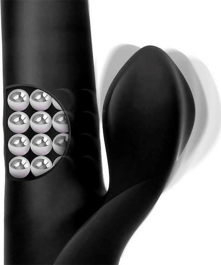 Tardenoche Squidy Vibe with Thrusting Movement & Rotating Beads Вибратор Заек 23см Черно