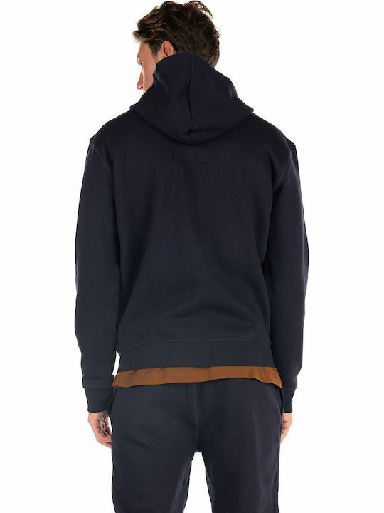 Sweatshirt with Hood Navy