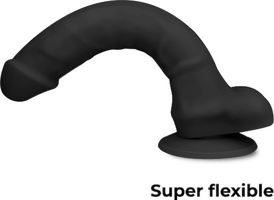 Cock Miller Realistic Dildo with Balls and Suction Cup Black 24cm