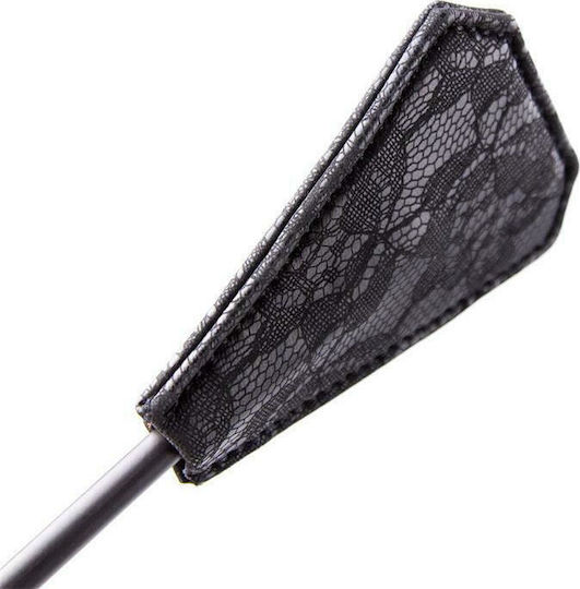 Fetish Addict Feather Tickler & Paddle with Lace 2 in 1 56cm Paddle σε Μαύρο Χρώμα