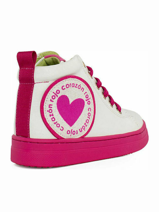 Kids Sneakers High Anatomic White