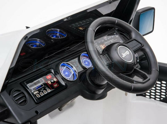 Wrangler Rubicon Μονοθέσιο με Τηλεκοντρόλ Licensed 12 Volt Λευκό