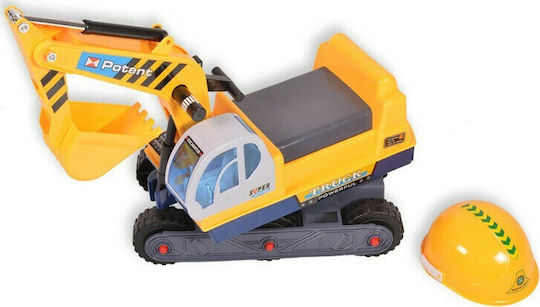 Moni Excavator 138 Baby Push Walker Ride On for 36+ Months Yellow