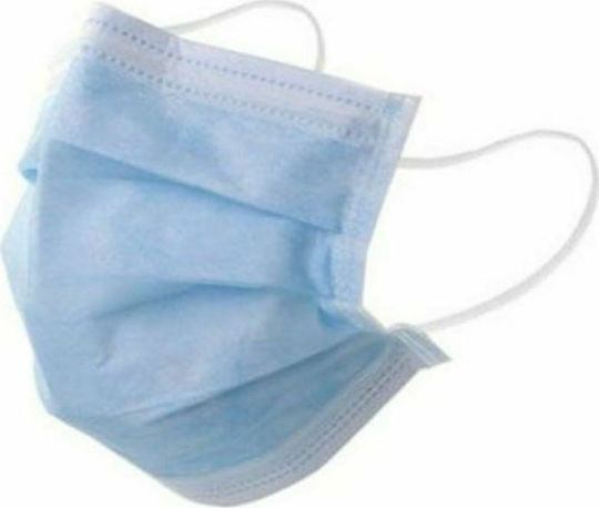 Prodentika Blue Line 3ply BFE ≥ 99% Type IIR Μάσκα Προστασίας Μιας Χρήσης Χειρουργική Τύπου IIR Γαλάζια 50τμχ