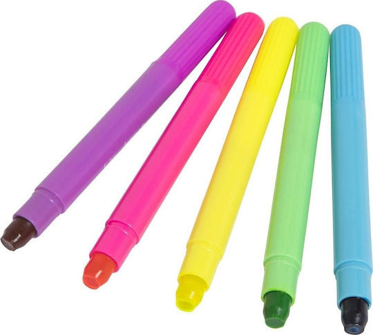 Tiger Tribe Neon Zeichenmarker Set 5Stück